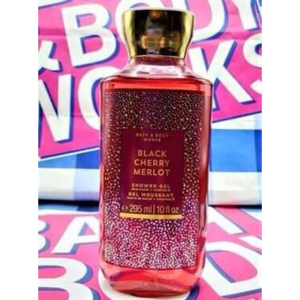 Bath & Body Works Black Cherry Merlot Shower Gel 295ml. ของแท้