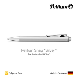 Pelikan Snap "Silver" Ballpoint Pen - ปากกาลูกลื่นพิลิแกนสแนป