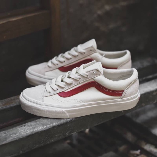 marshmallow racing red vans