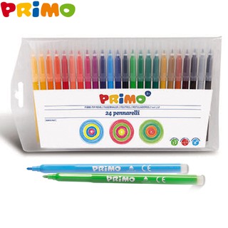 Primo(พริโม่) ชุดสีปากกาหัวสักหลาด  24 สี 606PEN24B