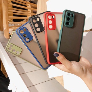 เคสขอบสีOPPOรุ่นA54/A74/A94/A93/A92/A53/A15(คลุมเลนกล้อง)