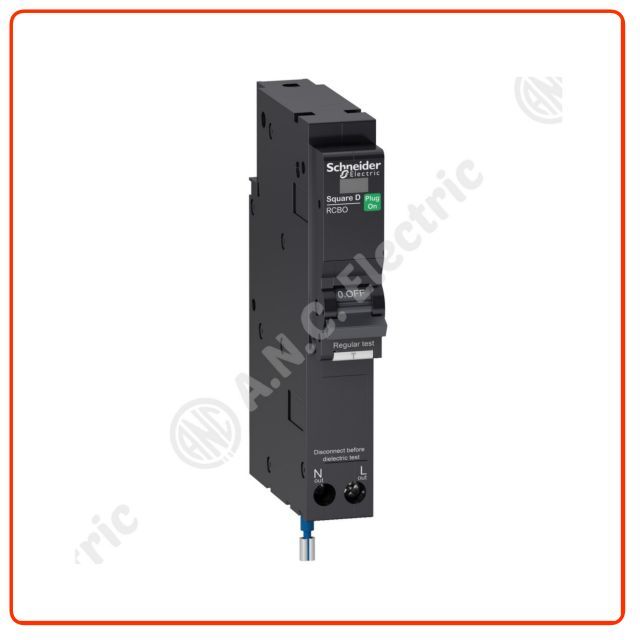 Schneider เซอร์กิตกันไฟดูด 1P 6kA 30mA ลูกเซอร์กิตกันดูด RCBO