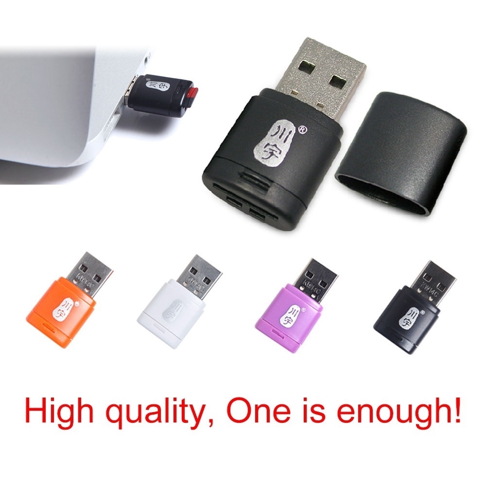 การ์ดรีดเดอร์ MicroSD Card T-Flash TF ขนาดเล็กสําหรับโทรศัพท์มือถือ USB ...