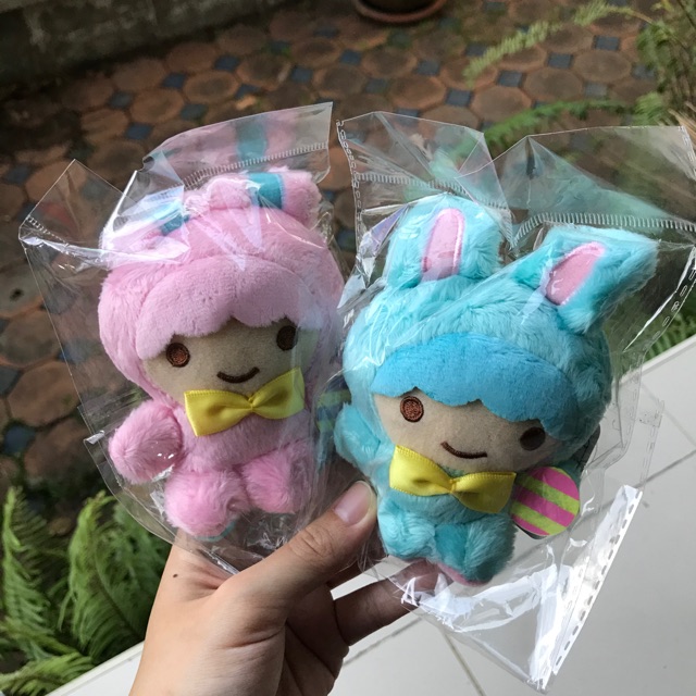 ยางมัดผม พวงกุญแจ sanrio little twin star kitty kiki lala