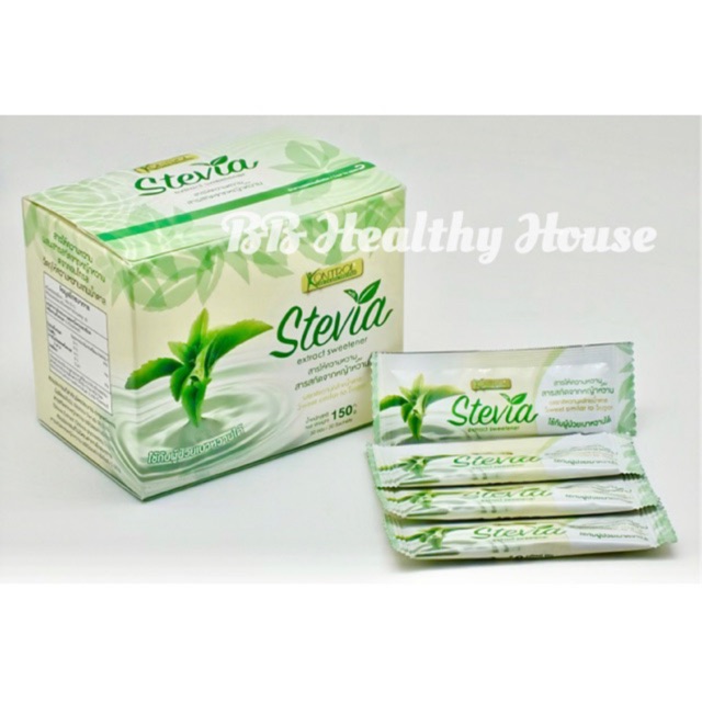 Syrupให้ความหวานแทนน้ำตาล สารสกัดจากหญ้าหวาน(แบบ30ซอง)  ธรรมชาติ100% Kontrol Stevia 150g.