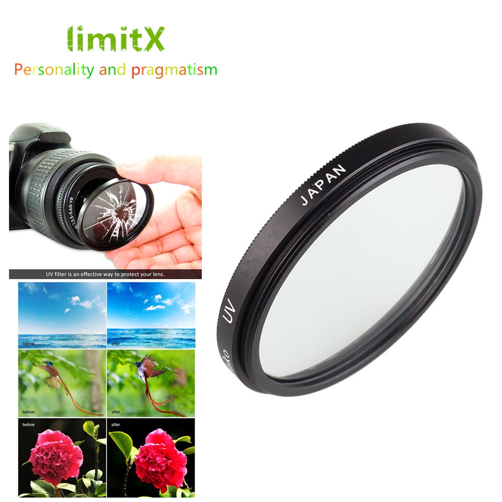 3 In 1 Set Uv Filter Lens Hood Cap For Nikon Coolpix P900 P900s Digital