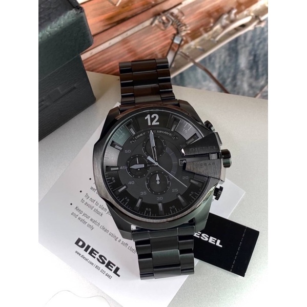 Diesel Mega Chief Chronograph หน้าปัดดำขนาด51มม