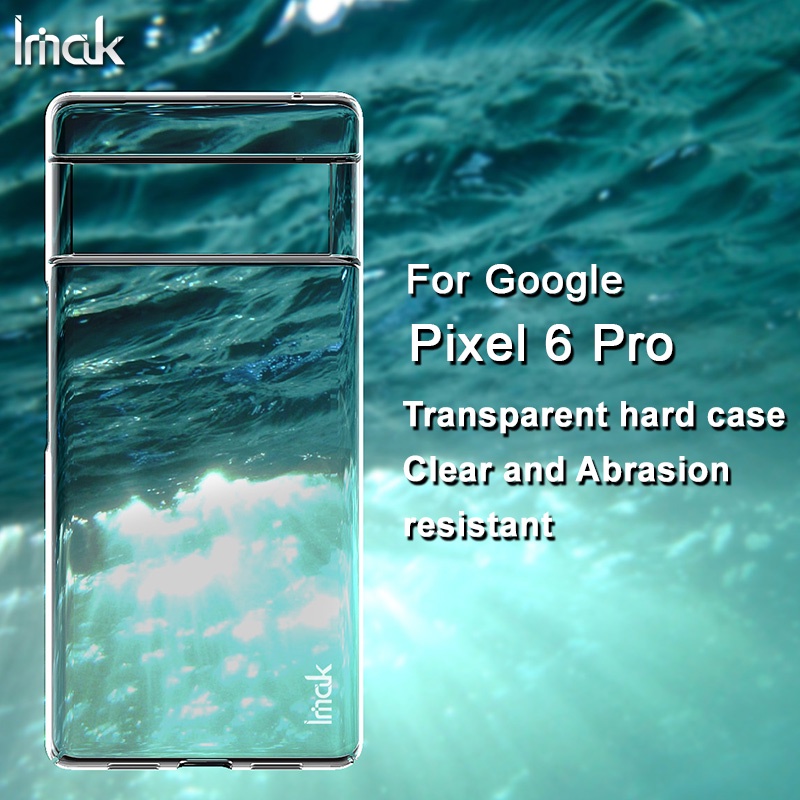 Original Imak Google Pixel 6 Pro Casing Pixel6 Crystal Transparent Hard PC Case Clear Plastic Back Cover #7