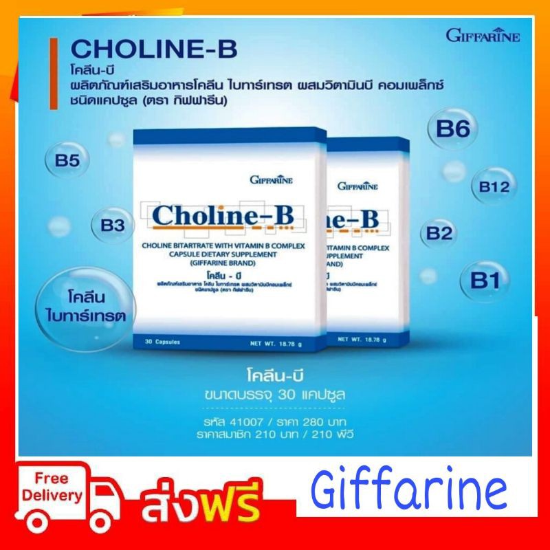 โคลีนบี วิตามินบี กิฟฟารีน  Choline-B Giffarine