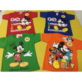 เสื้อยืดMICKEY MOUSE ลิขสิทธิ์แท้