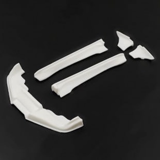 Garage Hiro GHA202 GR SUPRA Aero Parts Set Ver.2 White For 1/27 RC Car (ไม่รวมบอดี้)