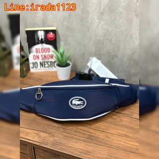 Lacoste Men’s Leather Waist Bag ของแท้ ราคาถูก