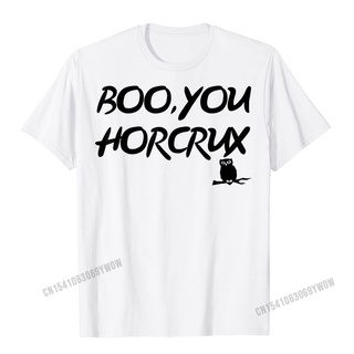 ถูกสุดๆเสื้อยืด ผ้าฝ้าย พิมพ์ลายกราฟฟิค Boo You Horcrux สไตล์สตรีท ฮาราจูกุ สําหรับผู้ชาย