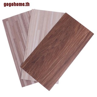 【GOGOHOME】พื้นไม้ Pvc ลายไม้ สําหรับตกแต่งบ้านตุ๊กตา DIY