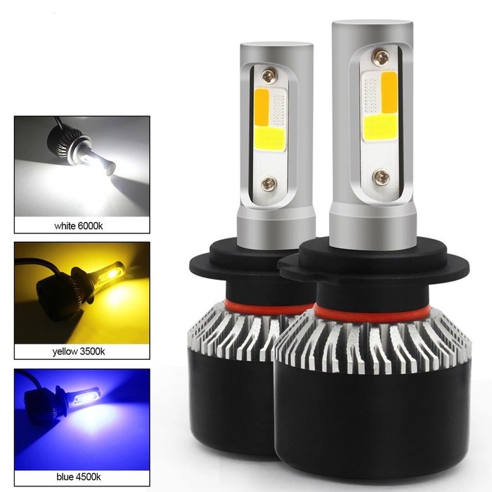 ไฟตัดหมอกรถยนต์ Led ไฟตัดหมอกรถยนต์ H8 H9 H11 4 สี Plus Strobe
