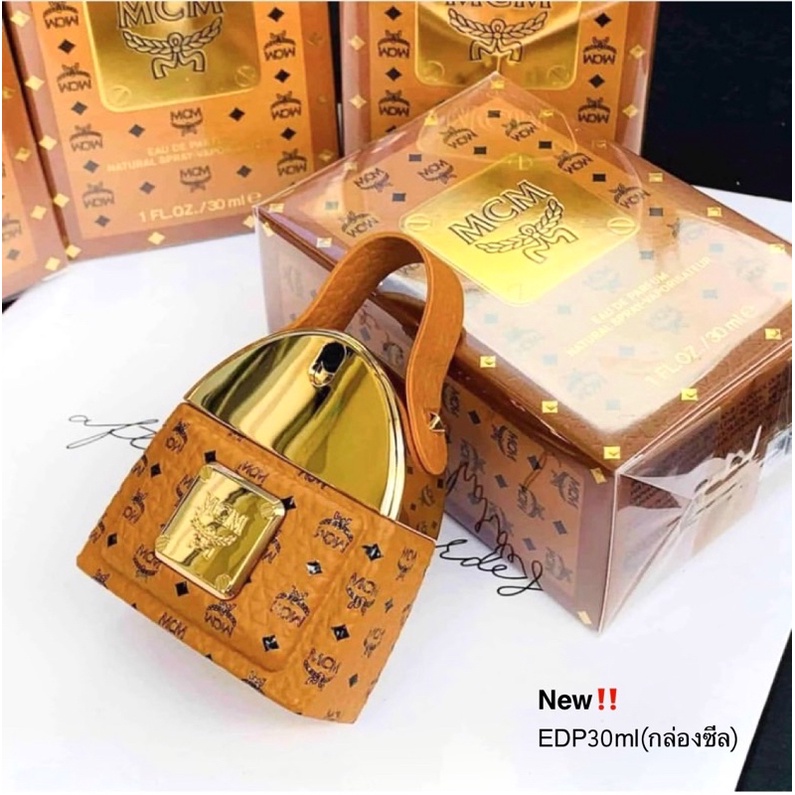 (แท้100%) MCM Eau de perfume 30ml(กล่องซีล) น้ำหอมที่มาพร้อมกับขวดที่ได้แรงบันดาลใจจากกระเป๋าสะพายหล