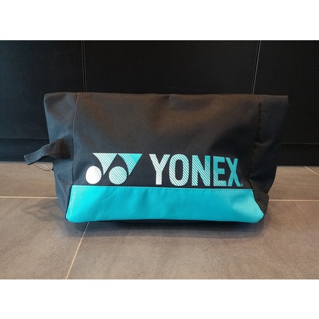 YONEX bag กระเป๋าใส่รองเท้า สีดำ/สีน้ำเงินอมเขียว