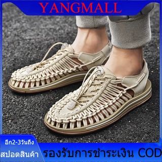 💗Yangmall💗รองเท้าแตะรัดส้น เชือกถักสาน รองเท้าเดินป่า Sandals SD31 ชาย หญิง (สินค้าพร้อมส่งจากไทย!)