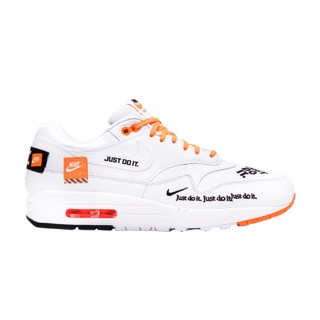 Nike Air max 1  Just do it "White/Orang-Black" แท้ 💯%