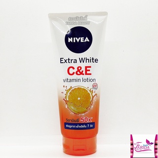 🔥โปรค่าส่ง25บาท🔥 Nivea Extra White C&amp;E 320มล. นีเวีย เอ็กตร้า ไวท์ ซีแอนด์อี โลชั่นบำรุงผิวกาย