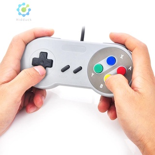 Hidduck พร้อมส่ง จอยเกม Usb สําหรับ Pc Mac Super Nintendo Games Retro Classic Gamepad 1 ชิ้น