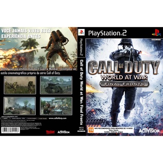 แผ่นเกมส์ PS2 Call of Duty - World at War - Final Fronts   คุณภาพ ส่งไว (DVD)