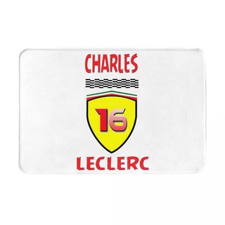 Charles Leclerc (3) พรมเช็ดเท้า ผ้าสักหลาด กันลื่น ดูดซับน้ํา แห้งเร็ว สําหรับห้องน้ํา 16x24 นิ้ว พร้อมส่ง