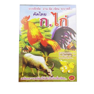 แบบฝึกหัดสำหรับเด็ก แบบฝึกหัด เด็ก สมุด สมุดหัดเขียน สมุดหัดเขียนเด็ก สมุดระบายสี ก.ไก่ คัดไทย ก.ไก่ (12เล่ม)