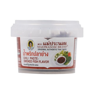 แม่ประนอมน้ำพริกปลาย่าง 90กรัม Mae Pranom Grilled Fish Chili Paste 90g