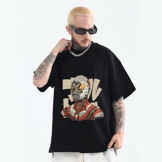 Oversize T Shirt for Men Fashion Swag Top Trendy Cotton Tshirt Trendy Short Sleeve Loose Clothingเสื้อยืด