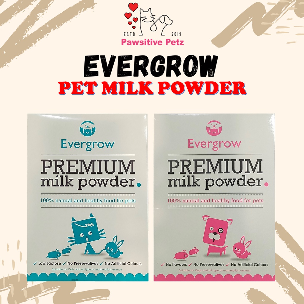 ***READY STOCK*** Evergrow Pet Milk Powder For Cats&Dogs(300g) | Pet Milk Powder | Susu Haiwan | 宠物牛
