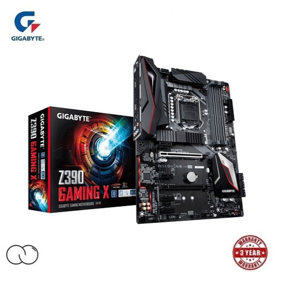 เมนบอร์ดสําหรับเล่นเกม GIGABYTE Z390 GAMING X Ultra ทนทาน (Intel LGA1151)