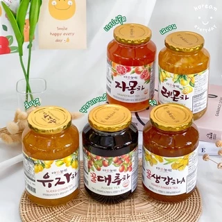 🔥 ( ชาส้มเกาหลี แยมส้มยูซุ 1 kg ) Yuzu Citron Teaชายูซุ ขนาด 1000 กรัม