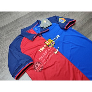 [Retro] - เสื้อฟุตบอล ย้อนยุค Barcelona Home บาร์เซโลน่า เหย้า ครบรอบ 100 ปี 1999/2000