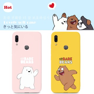 เคสมือถือสำหรับ Huawei Honor X10 V30 30S 9C 9S 20 7S 8A Pro Play 4 Pro 7C 8X 9 10 Lite Honor 10 20 10i V20 Case Bears Cute Soft Cover