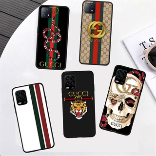 GUCCI Sc68 เคสโทรศัพท์มือถือซิลิโคนลายกุชชี่หรูหราสําหรับ Oppo A93 A92S A92 A91 A72 A54 A53 A52 A32 A31 A15 A15S A8