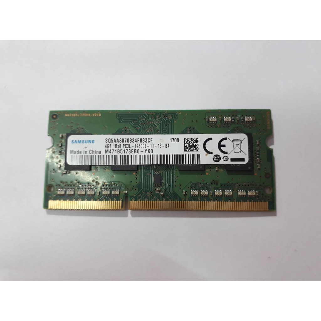 แรมโน้ตบุค Samsung DDR3L-Bus1600/4G   ( 1Rx8 PC3L-12800S-11-13-b4)