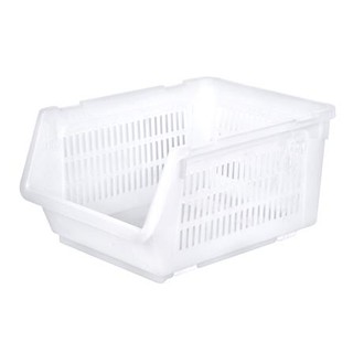 ตะกร้าใส่ของ เหลี่ยม SH-114 สีขาว Kitchen Storage Baskets&amp;Organization