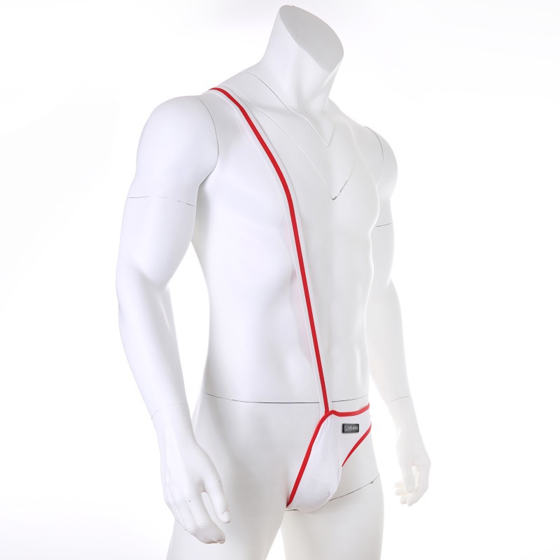 ชุดชั้นในผู้ชายเซ็กซี่ Novelty Sexy thong mens Mankini Y79 #4
