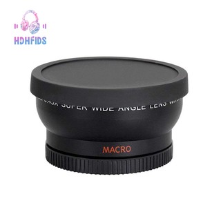 🔧58MM Wide Angle 0.45x Converter Lens with Macro Close-Up Attachment