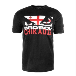 เสื้อยืดโอเวอร์ไซส์เสื้อยืด พิมพ์ลาย Gildan Bad Boy Giga Chikadze สําหรับผู้ชายS-3XL