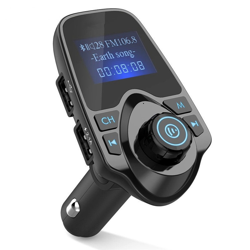 Bluetooth Car Kit Wireless FM Transmitter Modulator USB MP3 Audio Player A