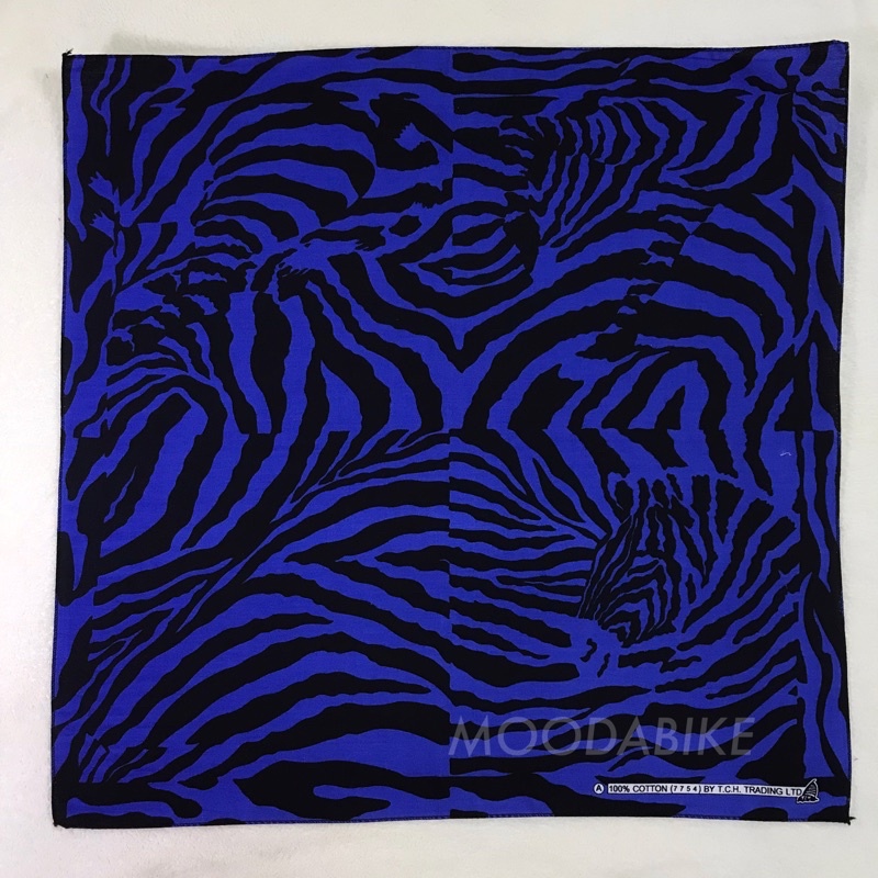 ผ้าเช็ดหน้าลายเสือ ม้าลาย 🦓🐆 ซาฟารี SAFARI (เนื้อผ้าคอตตอน) ใช้โพกหัว ผูกผม ผ้าพันคอ เช็ดหน้าซับเหงื่อได้ ขนาด 50 cm. - รูปที่ 7