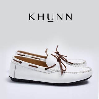 KHUNN (คุณณ์) รองเท้ารุ่น Wiseman สีขาว