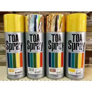 TOA SPRAY ทีโอเอ สีสเปรย์ เกรดพิเศษ (400 cc) ** สีทอง ทอง ทองแดง โครเมี่ยม Gold Chrome Copper Brass