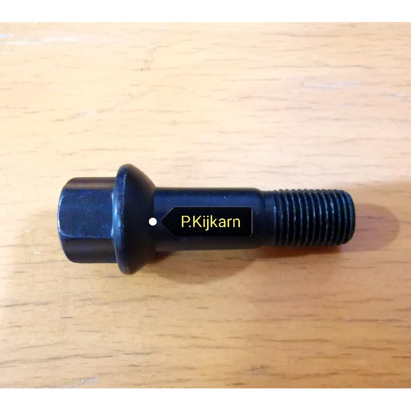 สกรูล้อรถเบนซ์ ของแท้ เบอร์ A0009907607 M14X1,5X48,5 สีดำ ราคาต่ออัน