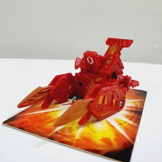 RARE !! AUTH Bakugan Battle Gear Terrorcrest / Battle Red Gold บาคุกัน แบทเทิ่ลเกียร์ ธาตุไฟ