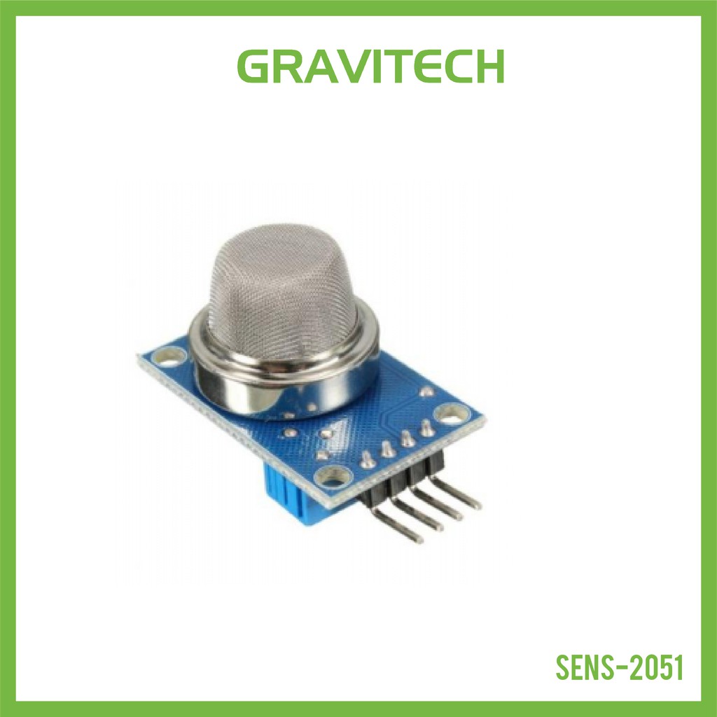 [Gravitechthai]MQ-135 Air Quality Sensor Hazardous Harmful Gas Detection - 5V