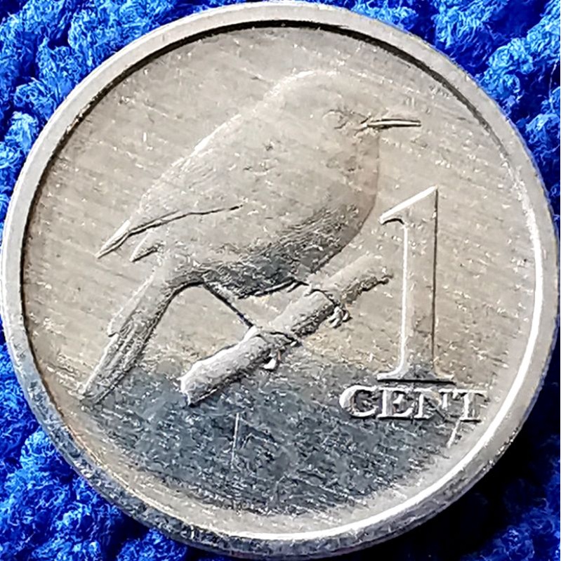 เหรียญ​ต่างประเทศ​ กุ๊คไอแลนด์​ Cook Islands, 1 Cent, #453, ไม่​ผ่าน​ใช้, UNC – โปรปัง