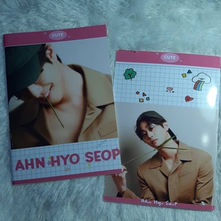 สมุดโน้ต  ปกอันฮโยซบ..AhnHyoseob..ขนาดเอ 5 แบบที่ 1- แบบที่ 2